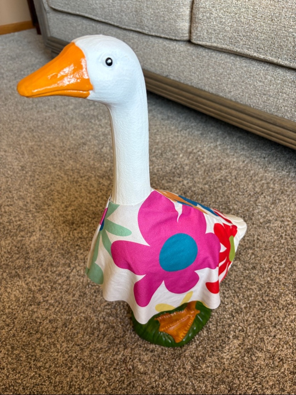 Porch goose outfit